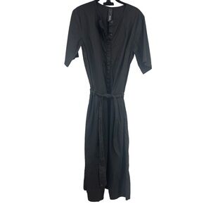 Kowtow Garmentory Jumpsuit Black Small with pockets